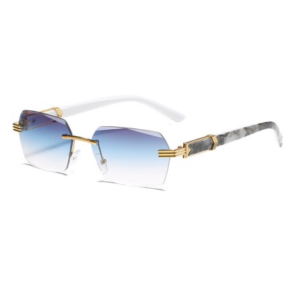 Spykay™ SG60746 Rimless Geometric Frame Tinted Sunglasses - image 8