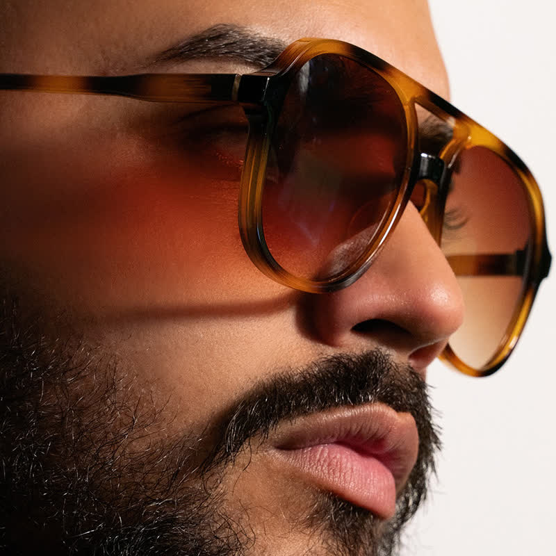 Spykay™ SG60740 Retro-Vintage Double Bridges Polarized Aviator Sunglasses - image 7