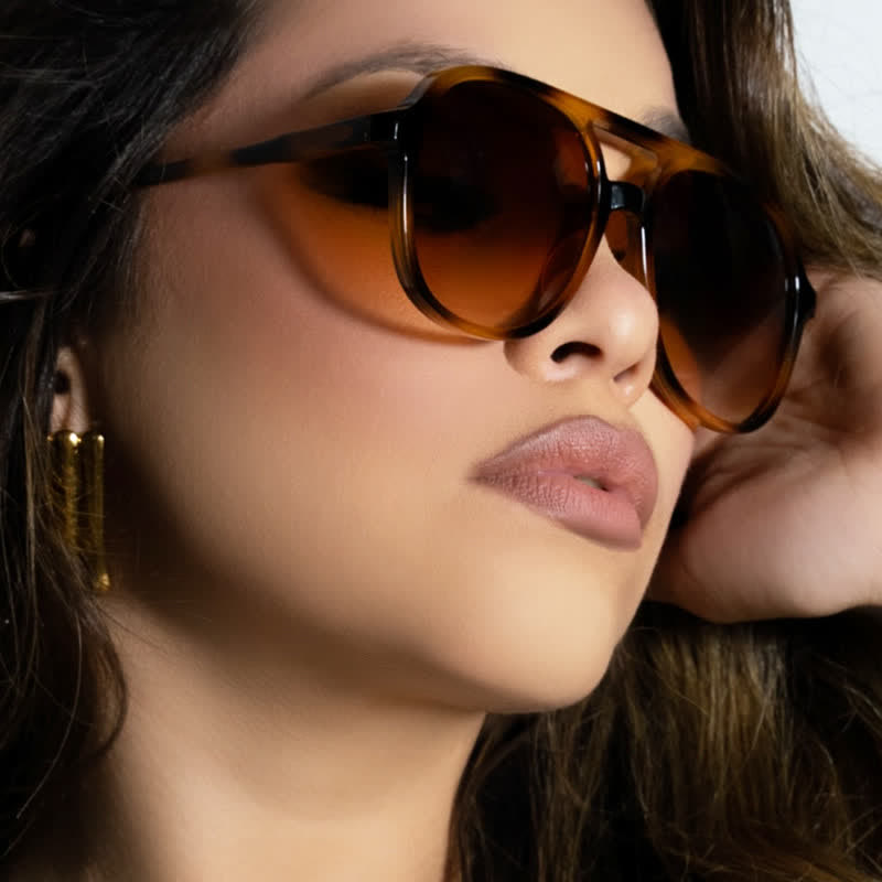 Spykay™ SG60740 Retro-Vintage Double Bridges Polarized Aviator Sunglasses - image 6