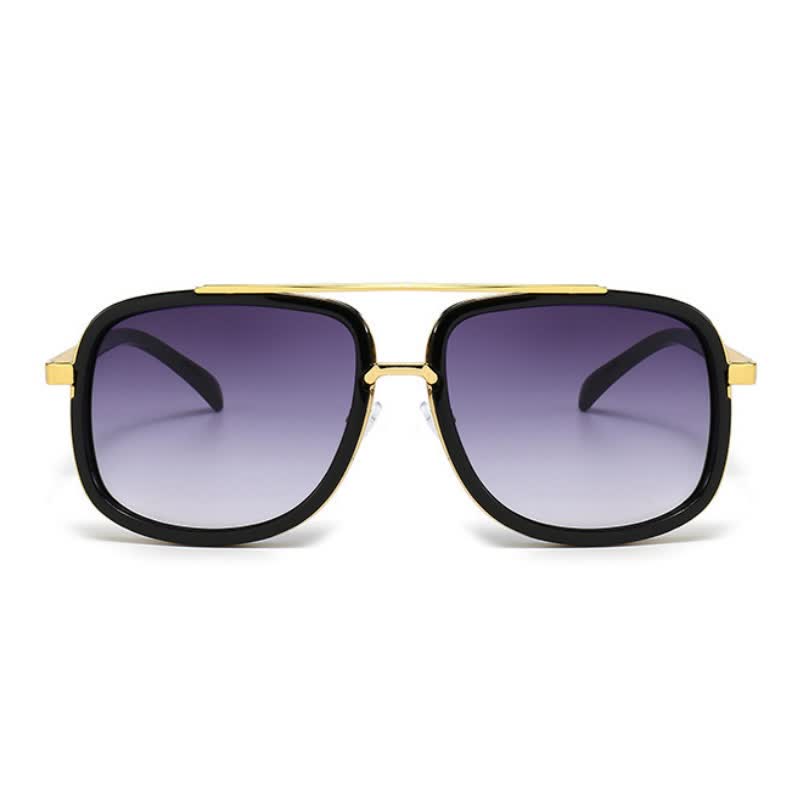 Spykay™ SG1013 Aviator Double Bridges Frame Brown Ombre Tinted Sunglasses - image 14