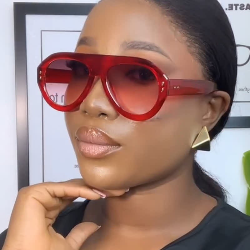 Spykay™ SG60756 Women's Hipster Aviator Sunglasses - image 5