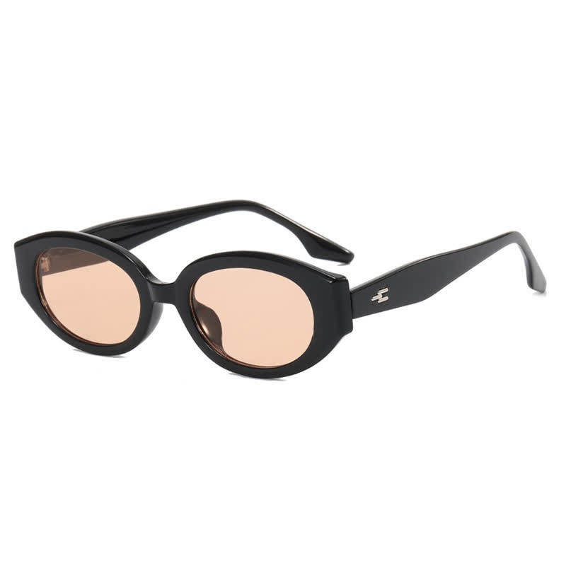 Spykay™ SG60755 Women's Oval Frame Sunglasses - Black/Brown - image 10