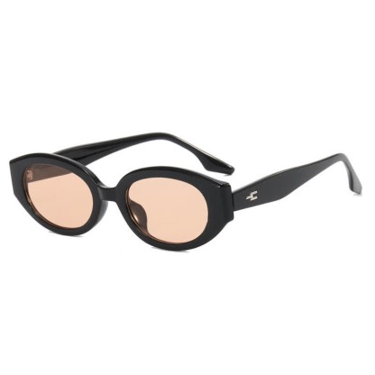 Spykay™ SG60755 Women's Oval Frame Sunglasses - Black/Brown - image 10