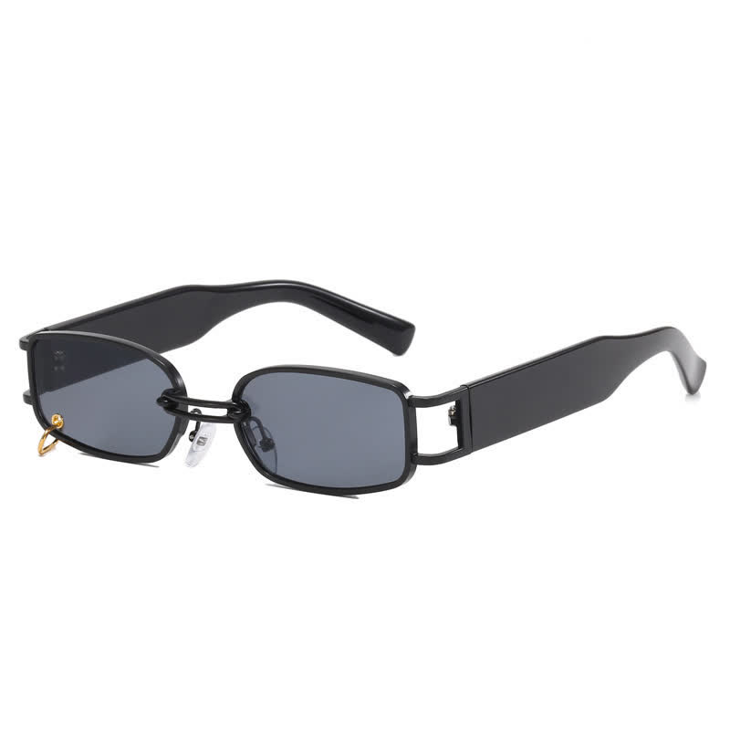 Spykay™ SG60752 Rectangle Metal Frame Vintage Sunglasses With a Ring Buckle