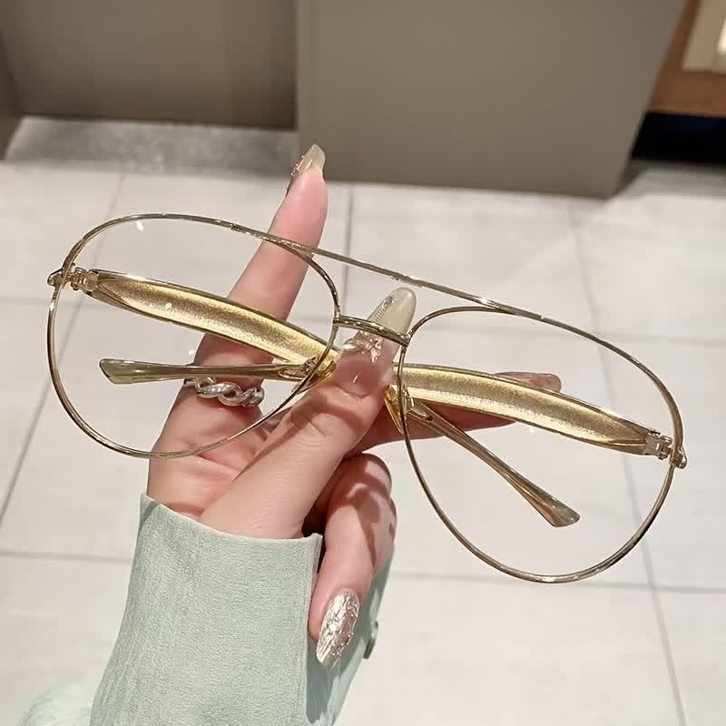 Spykay™ EG60665 Vintage Double Bridges Aviator Frame Eyeglasses - image 1