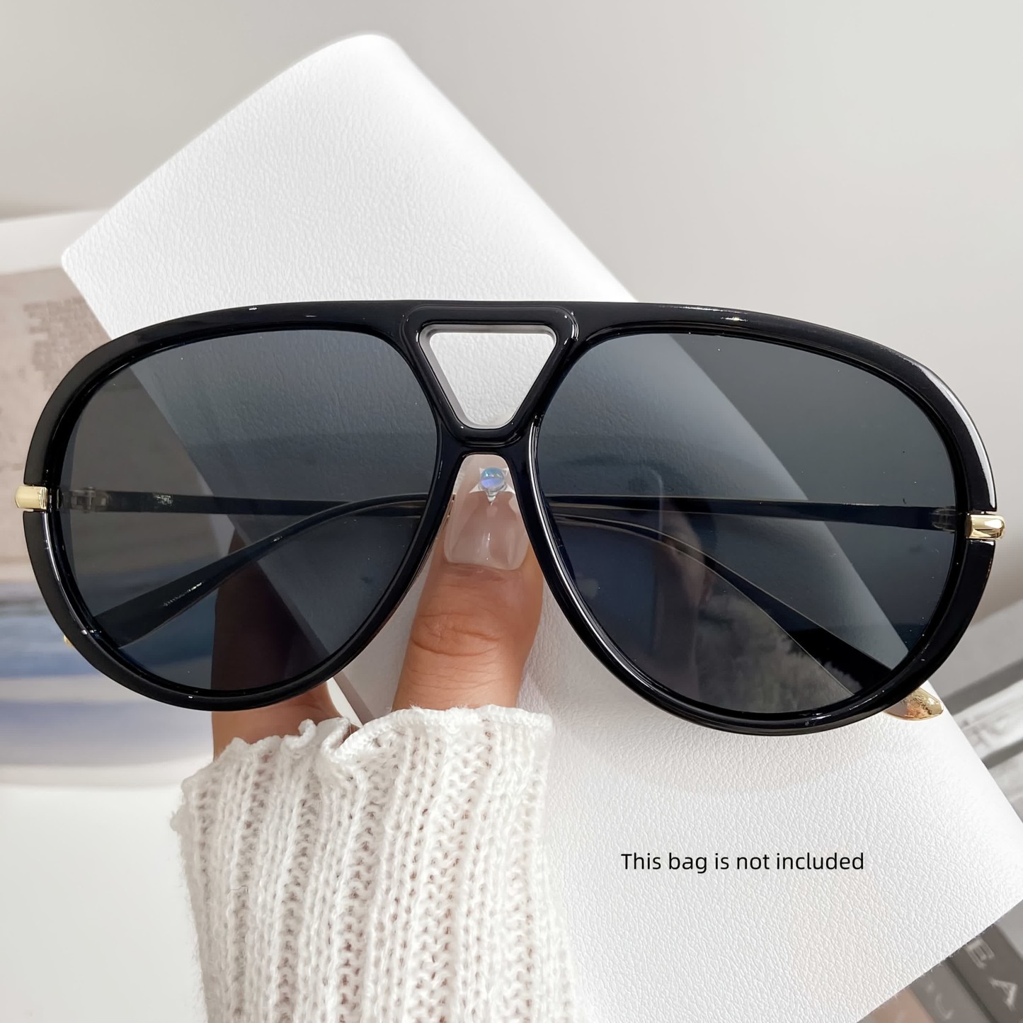 Spykay™ SG60674 Fashion Double Bridges Aviator Sunglasses - image 6