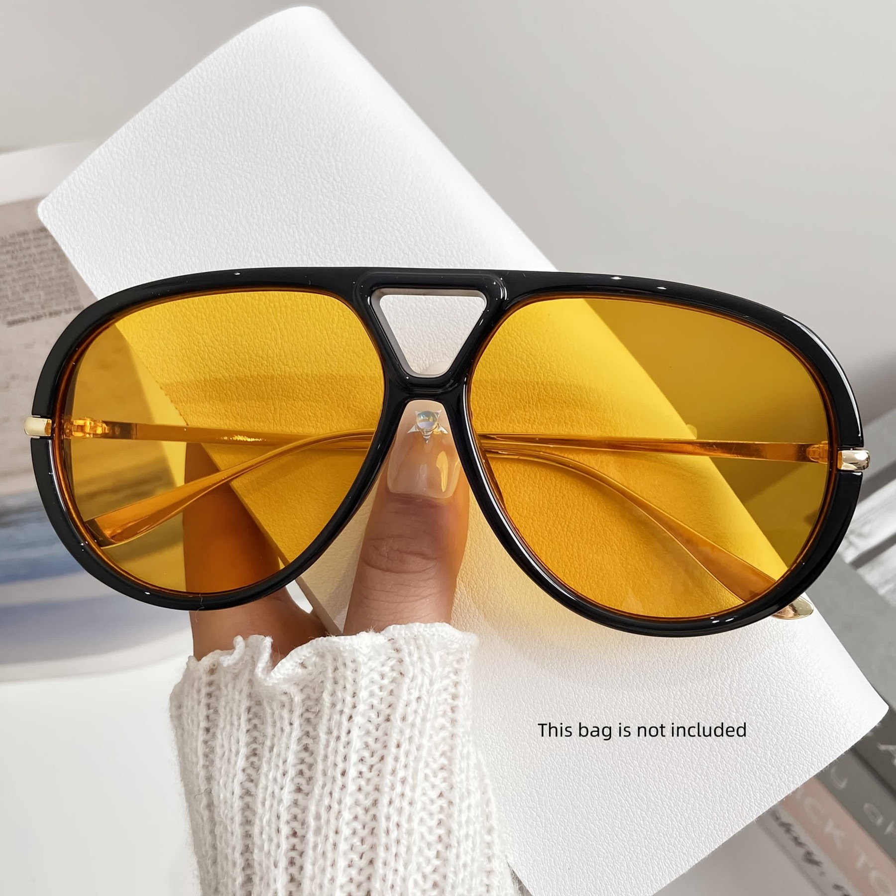 Spykay™ SG60674 Fashion Double Bridges Aviator Sunglasses - image 17