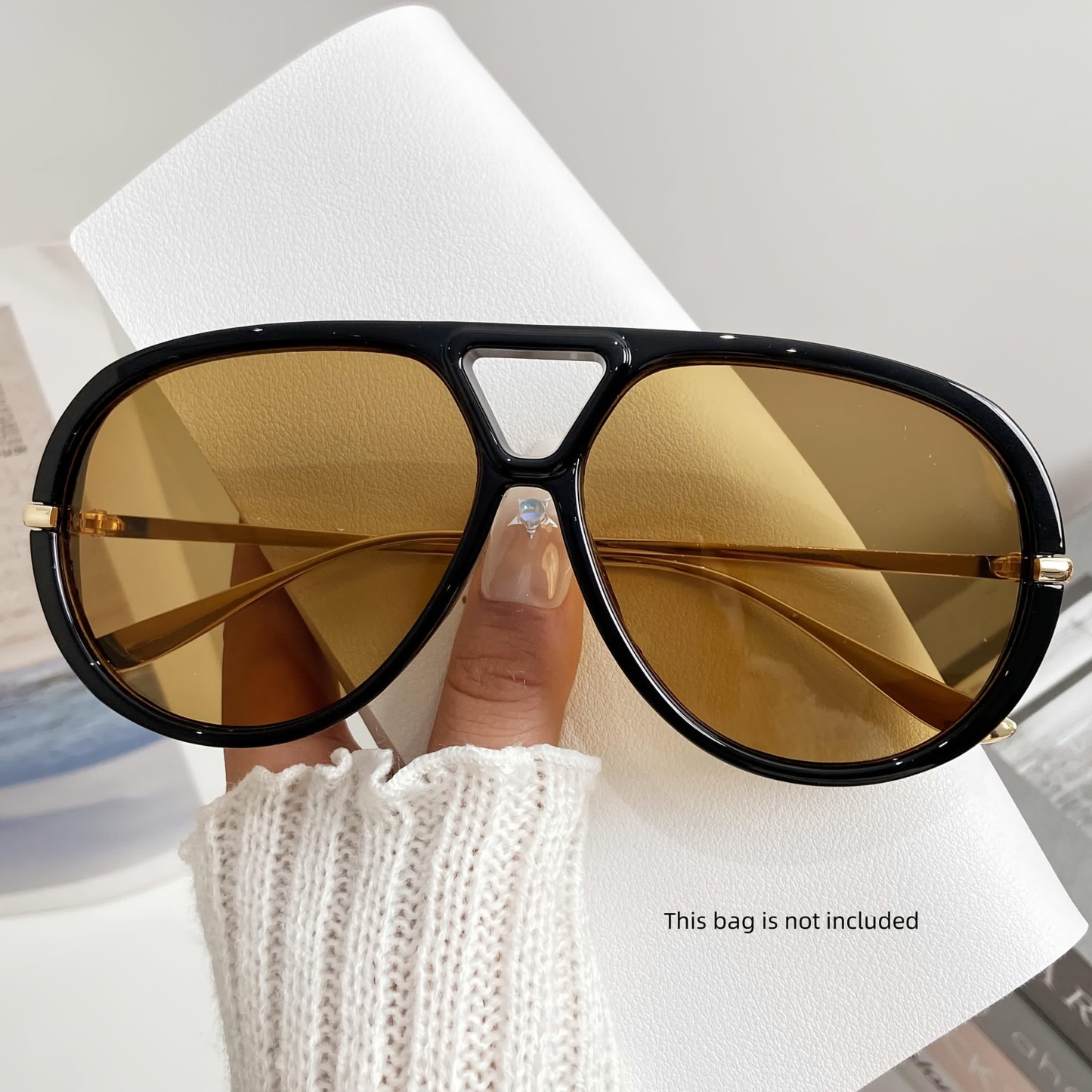 Spykay™ SG60674 Fashion Double Bridges Aviator Sunglasses - image 3