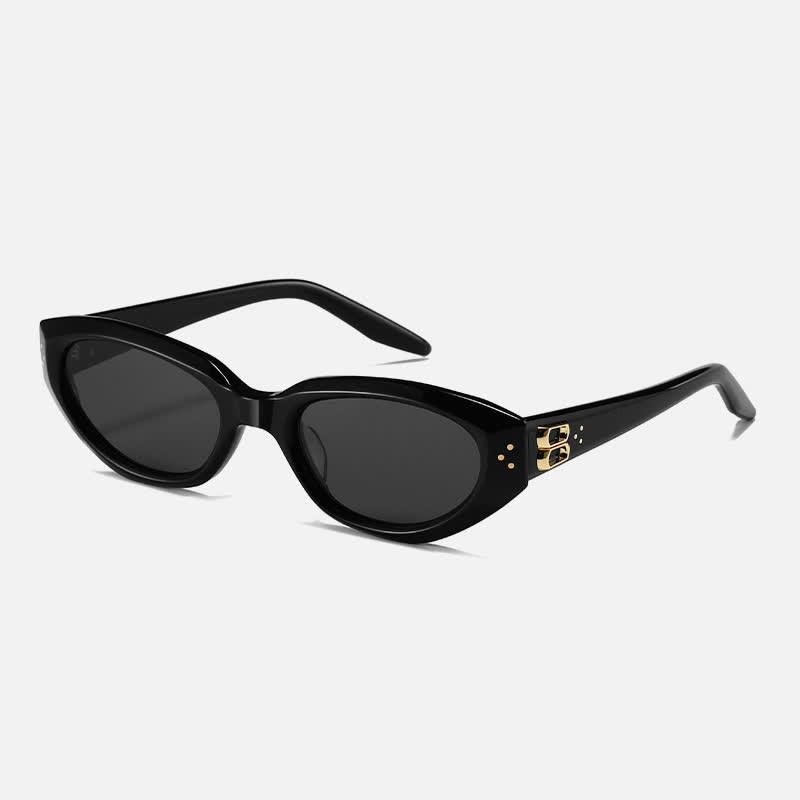 Spykay™ SG60767 Unisex Cat-Eye Fashion Sunglasses with Nylon Lense - Black - image 1
