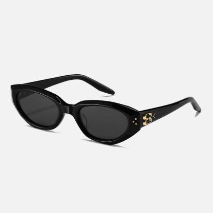Spykay™ SG60767 Unisex Cat-Eye Fashion Sunglasses with Nylon Lense - Black - image 1