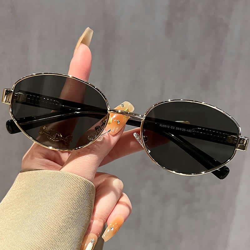 Spykay™ SG60768 Unisex Oval Frame Retro Sunglasses with Nylon Lense - image 8