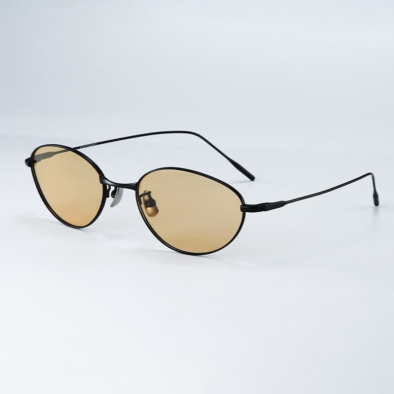 Spykay™ SG60770 Titanium Oval Frame Polarized Lightweight Sunglasses with Nylon Lenses - image 3