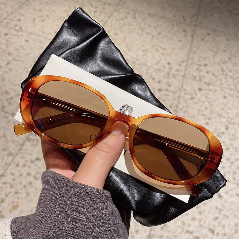 Spykay™ SG60773 Oval Frame Retro-Vintage Polarized Sunglasses - Leopard - image 9