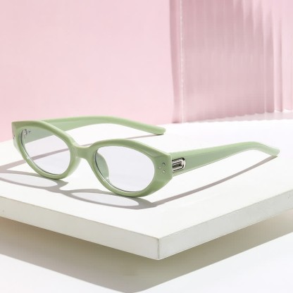 Spykay™ EG26703 'U' Design Cat-Eye Anti-blue Light Fashion Glasses - Green - image 3
