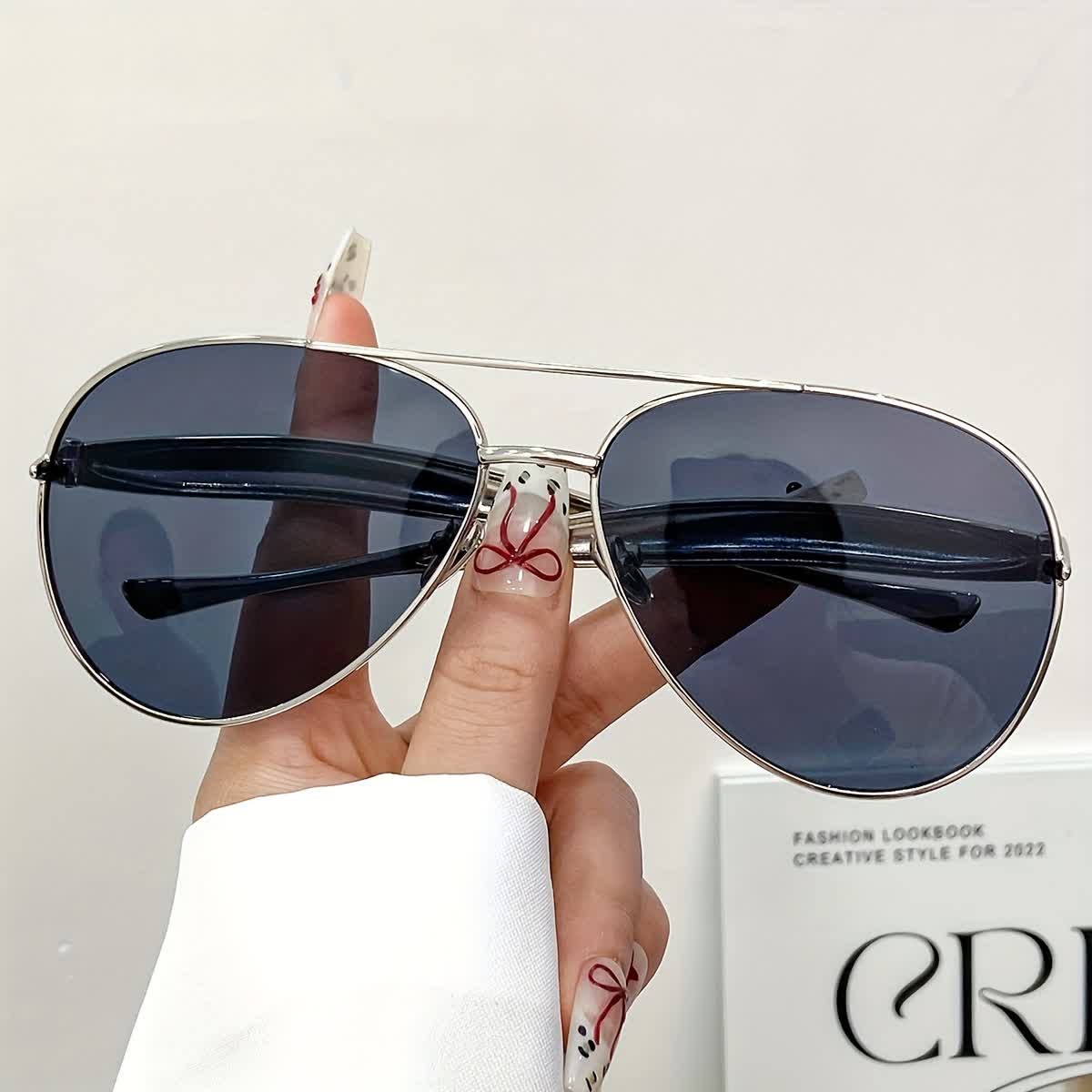 Spykay™ SG60665 Vintage Double Bridges Aviator Frame Sunglasses - image 30