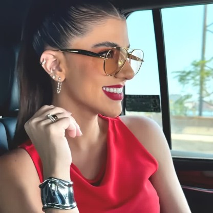 Spykay™ SG60665 Vintage Double Bridges Aviator Frame Sunglasses - image 8