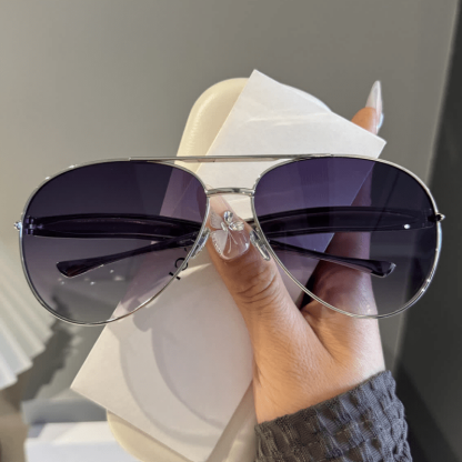 Spykay™ SG60665 Vintage Double Bridges Aviator Frame Sunglasses - image 33