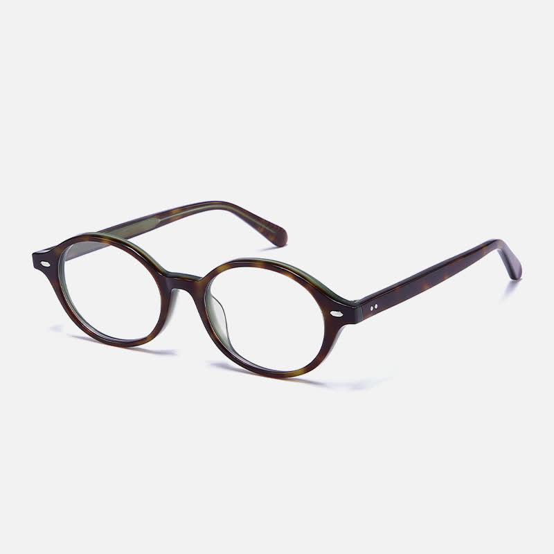 Spykay™ EG26718 Hipster Simple Round Frame Anti-blue Light Glasses - Tortoise Shell - image 1