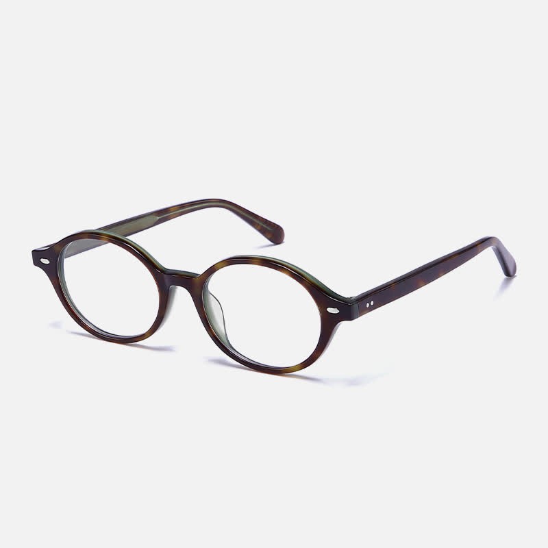 Spykay™ EG26718 Hipster Simple Round Frame Anti-blue Light Glasses - Tortoise Shell - image 1