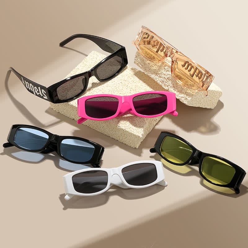 Spykay™ SG60686  Y2K Rectangle Frame Letter Sunglasses