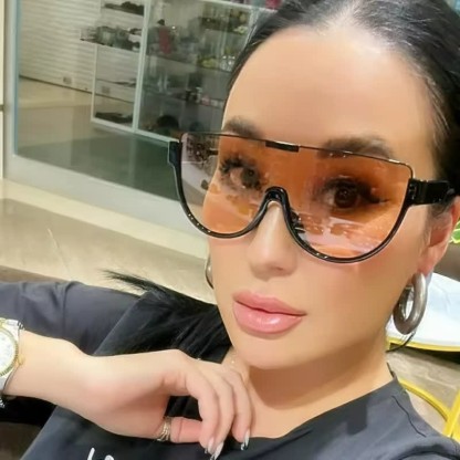 Spykay™ SG60679 Oversized Frame Semi-Rimless Aviator Sunglasses - image 7