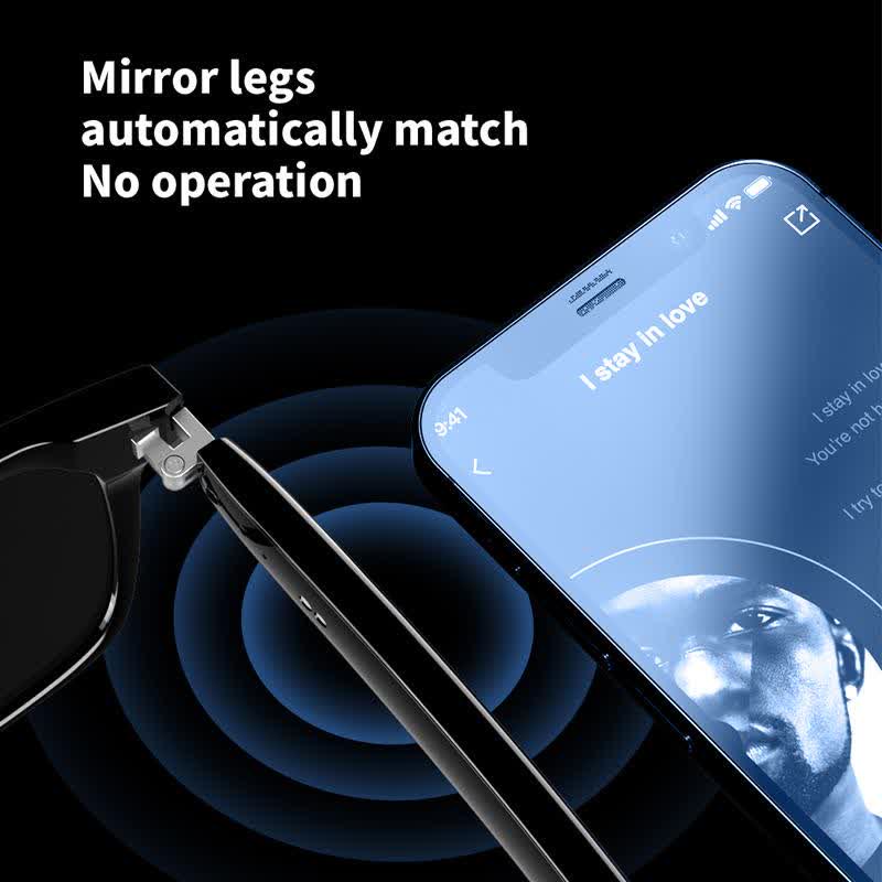 Spykay™ SG60825 Bluetooth Compatible,Multifunctional Wireless Smart Sunglasses For Listening To Music & Calling - image 5