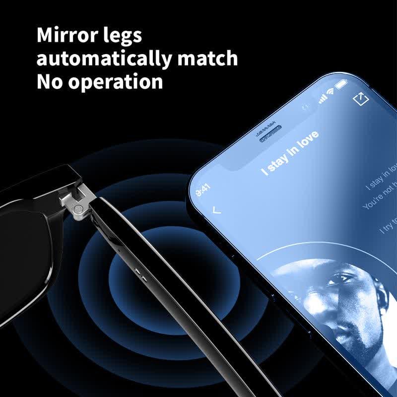 Spykay™ SG60825 Bluetooth Compatible,Multifunctional Wireless Smart Sunglasses For Listening To Music & Calling - image 5