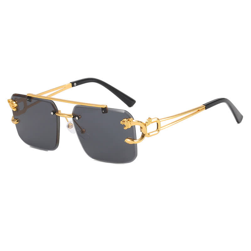 Spykay™ SG60826 Men's Cool Rimless Leopard Frame Sunglasses - image 6