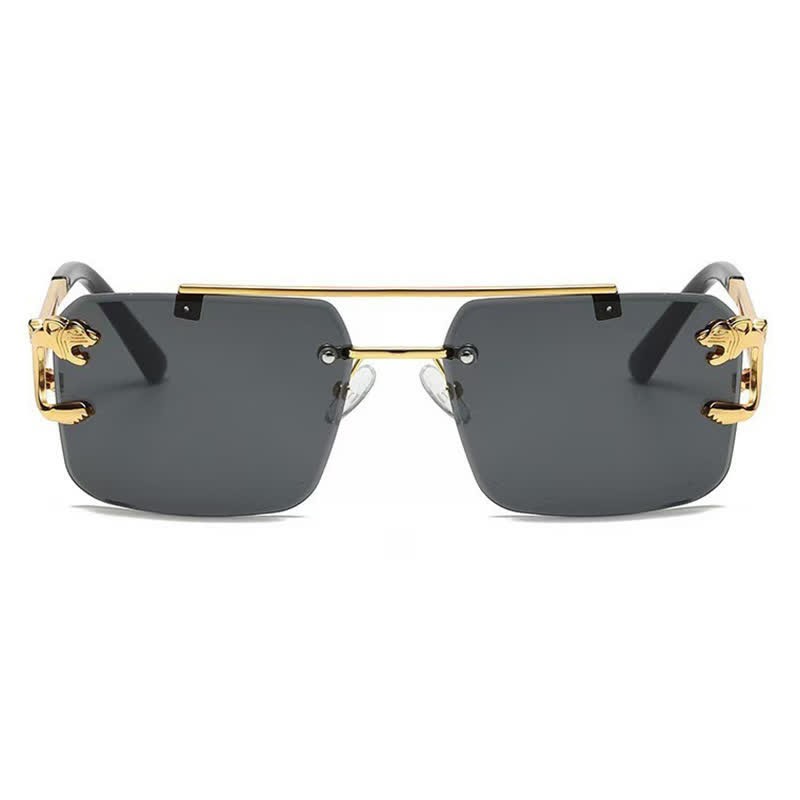 Spykay™ SG60826 Men's Cool Rimless Leopard Frame Sunglasses - image 7