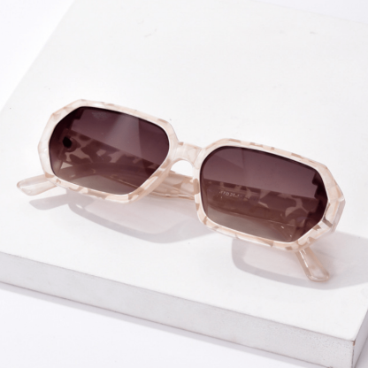 Spykay™ SG60689 Unisex Leopard Pattern Geometric Frame Sunglasses - image 10