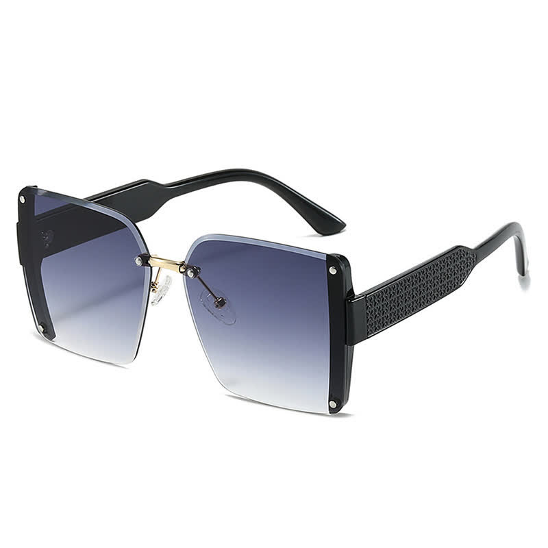 Spykay™ SG60835 Square Frame Oversized Rimless Sunglasses - image 5