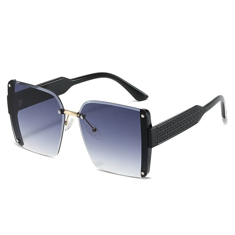 Spykay™ SG60835 Square Frame Oversized Rimless Sunglasses - image 5