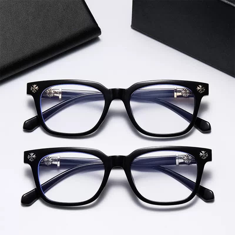 Spykay™ EG26756 Square Frame Cross Temples Classic Glasses - image 10