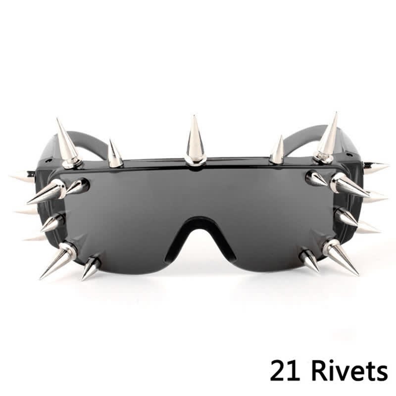 Spykay™ SG60834 Rivet Decor Y2K Cyberpunk Hipster Sunglasses - image 8