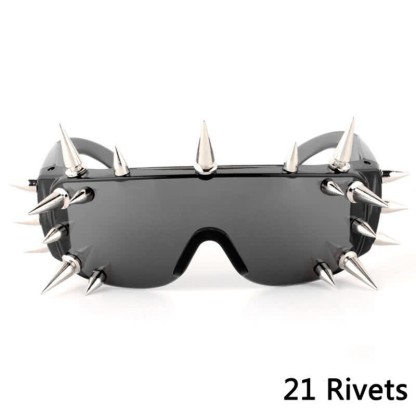 Spykay™ SG60834 Rivet Decor Y2K Cyberpunk Hipster Sunglasses - image 8