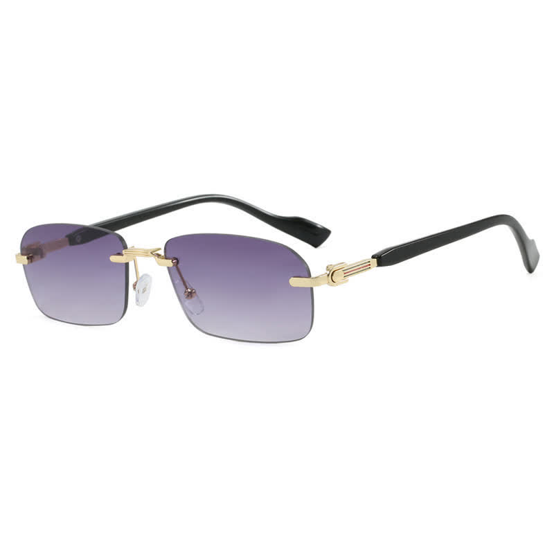 Spykay™ SG60831 Women's Rectangle Frame Rimless Sunglasses