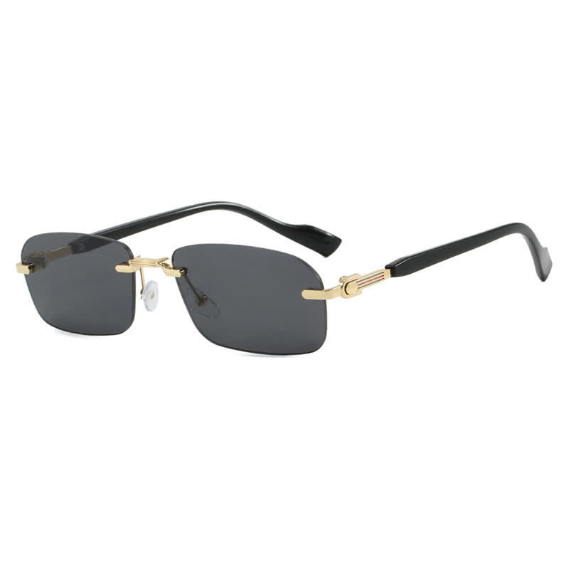 Spykay™ SG60831 Women's Rectangle Frame Rimless Sunglasses