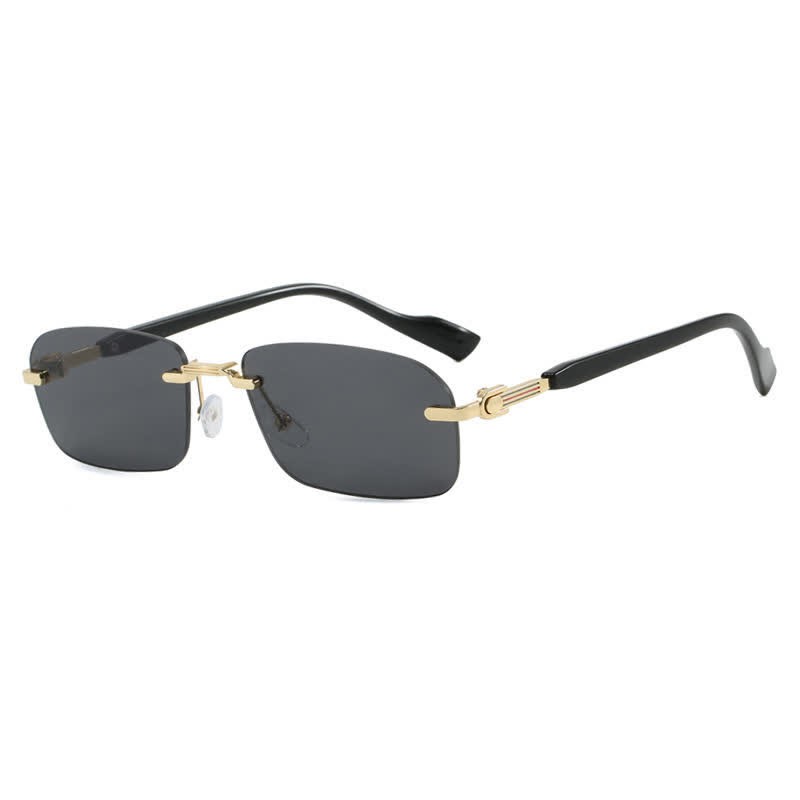 Spykay™ SG60831 Women's Rectangle Frame Rimless Sunglasses