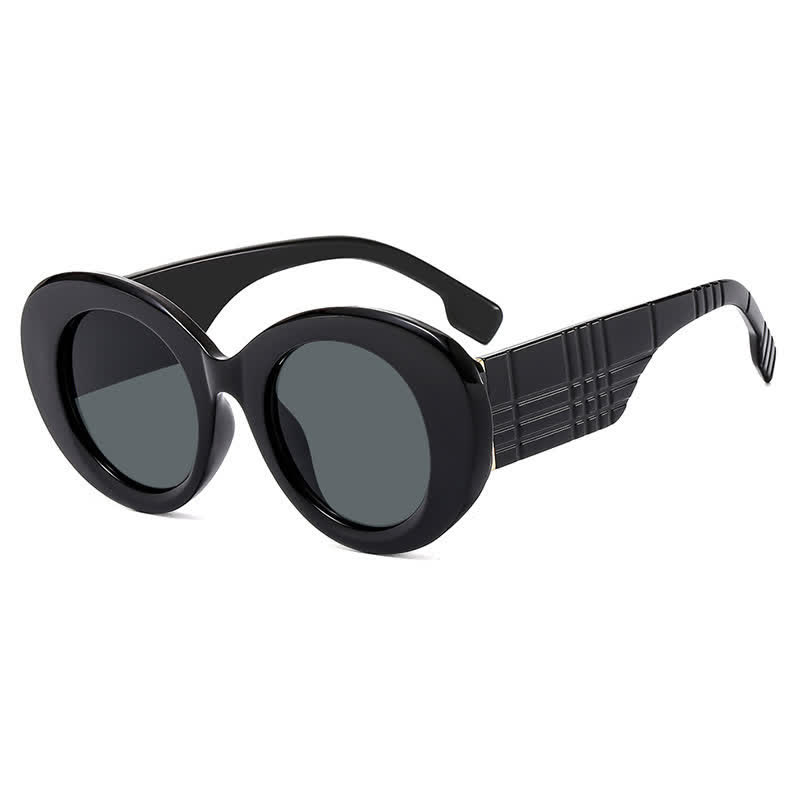 Spykay™ SG60829 Round Thick Frame Hipster Oversized Sunglasses