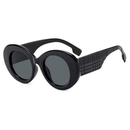 Spykay™ SG60829 Round Thick Frame Hipster Oversized Sunglasses