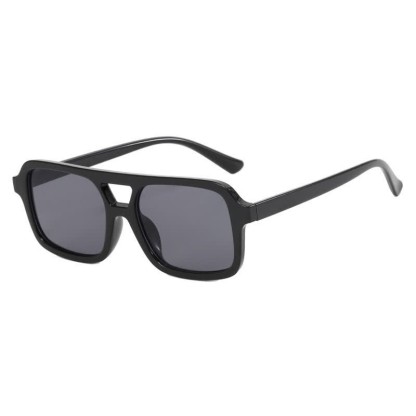 Spykay™ SG60851 Double Bridges Square Frame Retro Sunglasses