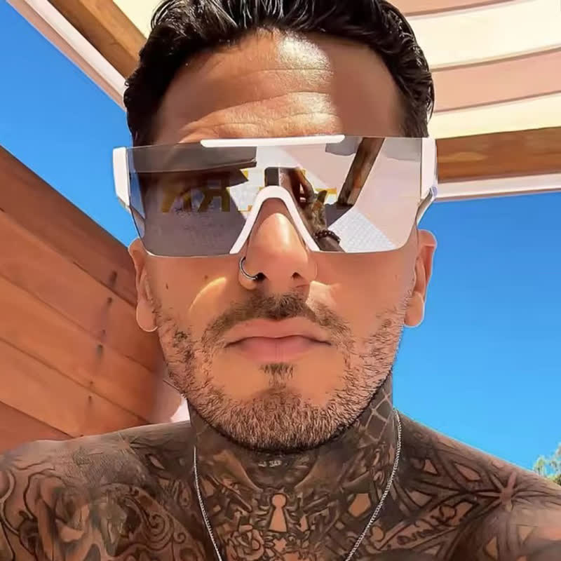 Spykay™ SG60841 Unisex One-piece Frame Sports Sunglasses