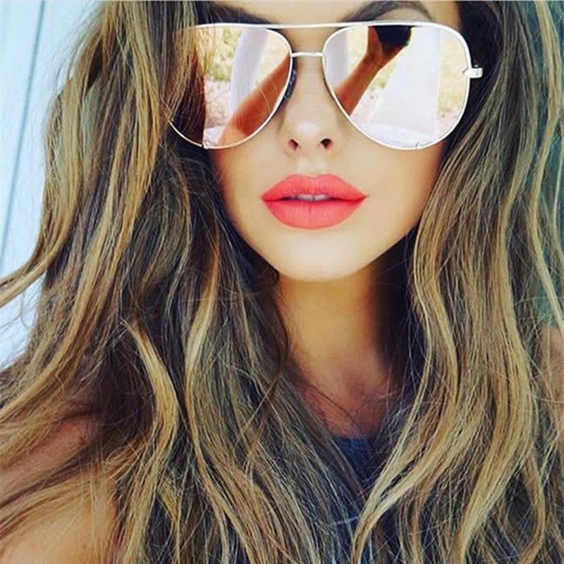 Spykay™ SG60837 Vintage Double Bridges Aviator Frame Sunglasses For Driving