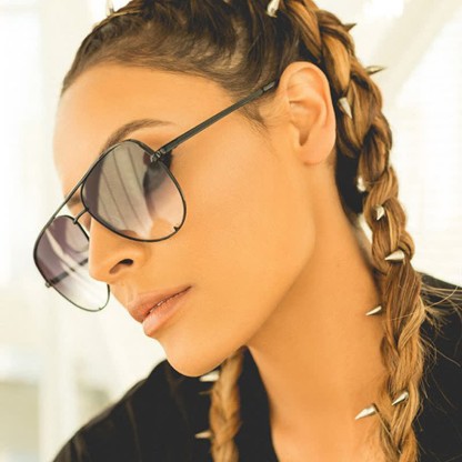 Spykay™ SG60837 Vintage Double Bridges Aviator Frame Sunglasses For Driving