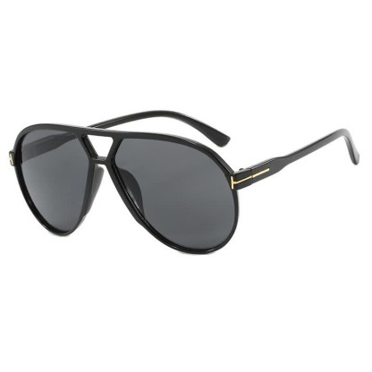 Spykay™ SG60858 Double Bridges 'T' Design Oversized Frame Hipster Aviator Sunglasses