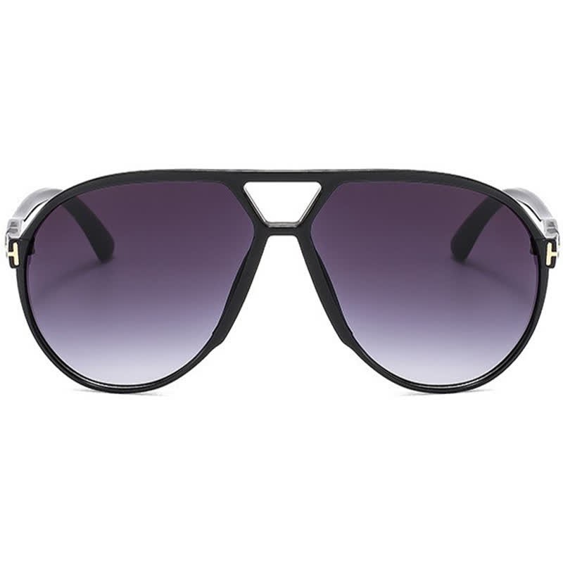 Spykay™ SG60858 Double Bridges 'T' Design Oversized Frame Hipster Aviator Sunglasses