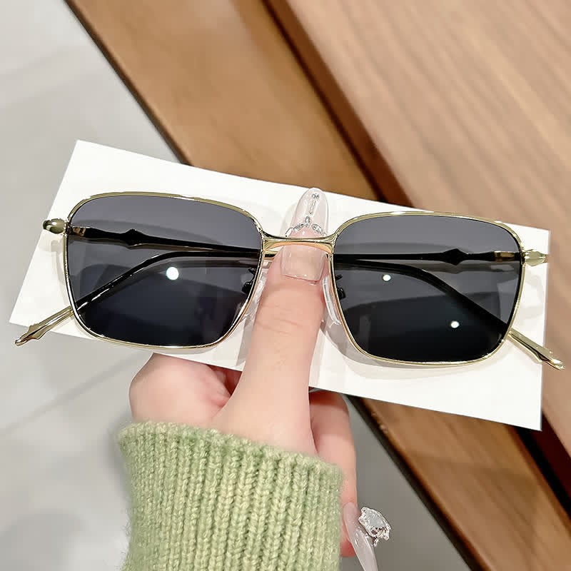 Spykay™ SG60666 Metal Rectangle Frame Sunglasses - Black - image 6