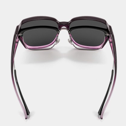 Spykay™ SG60859 Square Frame Polarized Driving Sunglasses Fit Over Glasses for Nearsighted People - image 2