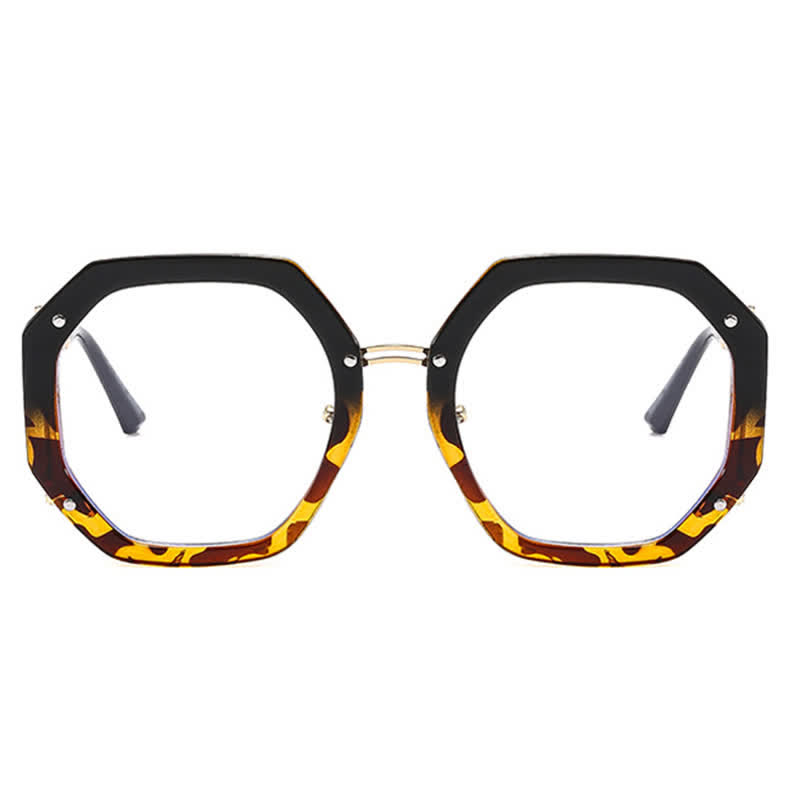 Spykay™ EG26764 Oversized Geometric Frame Anti-blue Light Glasses