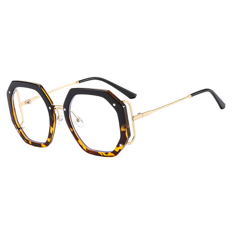 Spykay™ EG26764 Oversized Geometric Frame Anti-blue Light Glasses